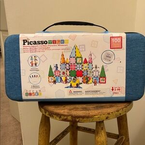 100-Piece Colorful Magnetic Building Set